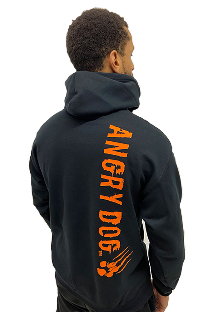 angry dog hoodie back angry dog hoodie front